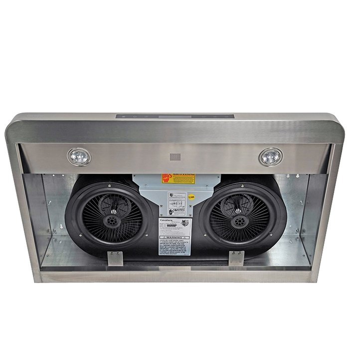 CAVALIERE 36" Under Cabinet / Wall Mounted Stainless Steel Kitchen Range Hood w/Remote Control 900 CFM AP238-PS15-36