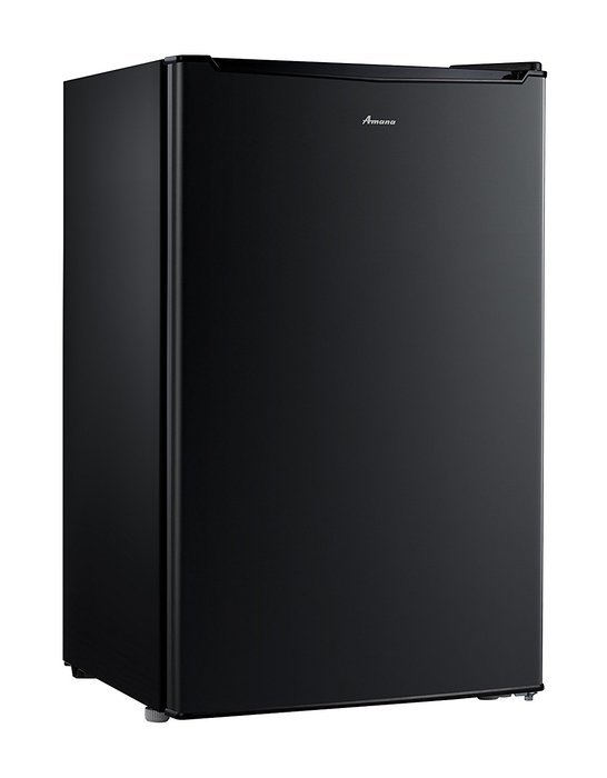 Amana AMA35BK Compact Single Door Refrigerator, 3.5 cu. ft., Black N2