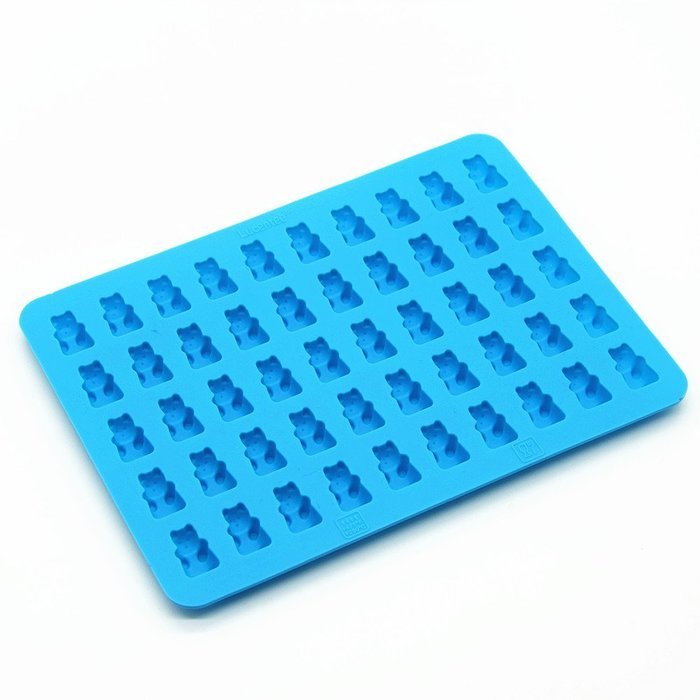 Gummy Bear Mold with Free Dropper for making 50 Cute Mini Bears - Perfect for Hard Candies, Gummies, Cookies and... N2