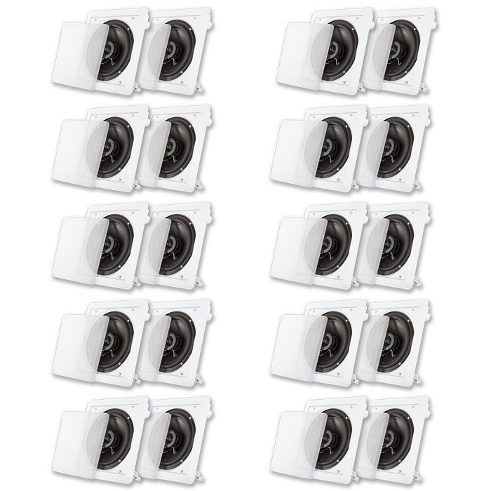 Acoustic Audio LC265i In Ceiling 6.5" Speaker 10 Pair Pack 5000W Home Theater LC265i-10PR