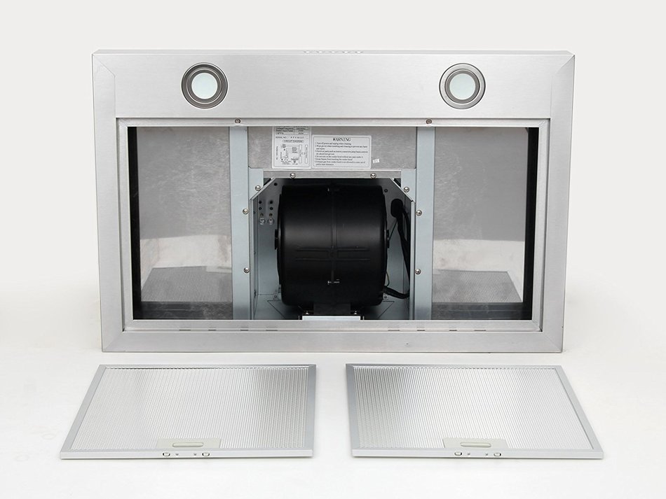 30&rdquo; Stainless Steel 3 Speeds Wall Mount Europe Kitchen Range Hood Chimney Vent With Carbon Filter WL-0033375+CF