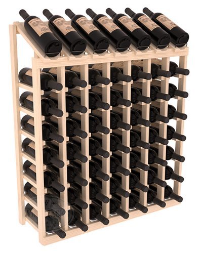 Wine Racks America Ponderosa Pine 7 Column 8 Row Display Top Kit. 13 Stains to Choose From! N2