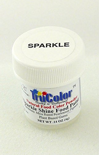 TruColor Shine Light Reflective Airbrush Natural Food Color (Sm. Jar) Sparkle Shine (1x4g)