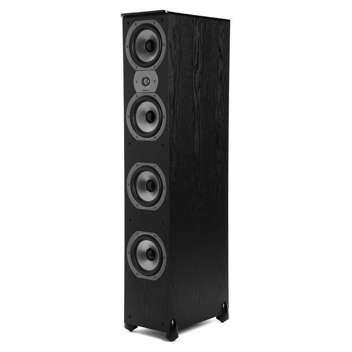 Polk Audio TSi500 High Performance Tower Speakers with Four 6-1/2" Drivers - Pair (Black)
