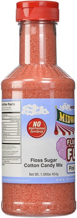 Flufftastic 3 Flavor Party Pack Premium Cotton Candy Floss w/50 Cones, Pint N2