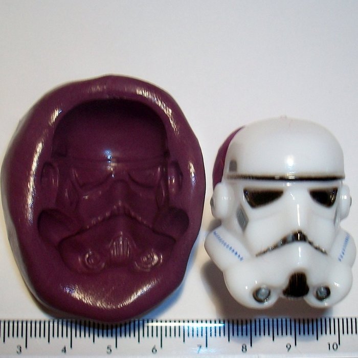 Silicone Mould Star Wars Storm Trooper Cake Decoration Cupcake Topper