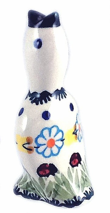 Collectible Baking Essential: Polish Pottery Pie Bird Vent Whistle Funnel Chimney - For Venting 2-Crust Pies (... N2