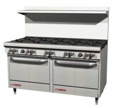 Southbend S60DD-4T 60" 2-Burner Gas Range with Griddle, LP, Each