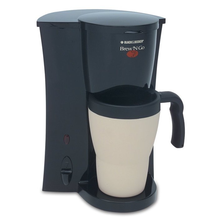 Brew 'N Go Coffeemaker , Brews directly into an included 15-ounce travel mug.