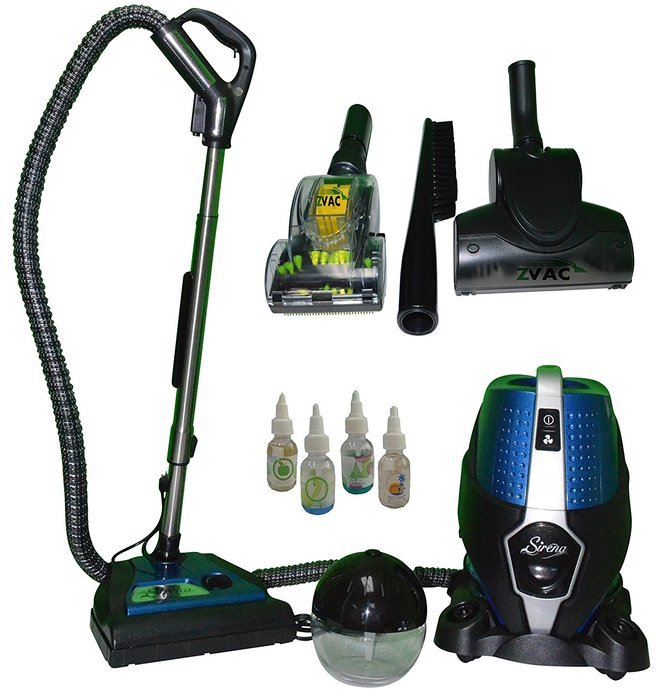 Sirena ZVac Ultimate Pet Edition Vacuum. Bonus Attachments, Aroma Air Purifier & More. Including Carpets, Dogs...