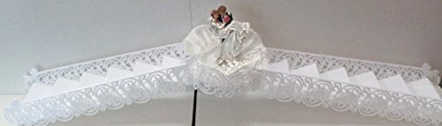 Item#36064 - White Princess Wedding & Anniversary Wedding Cake Step Decoration Filigree Bridge & Stair Set-White