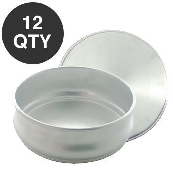 12 STACKABLE PIZZA DOUGH PROOFING PAN 96 OZ - WHOLESALE
