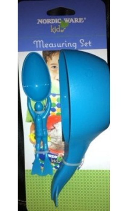 Nordic Ware Kids Measuring Set, 2 Pc Set. Measuring Cup and Measuring Spoon.