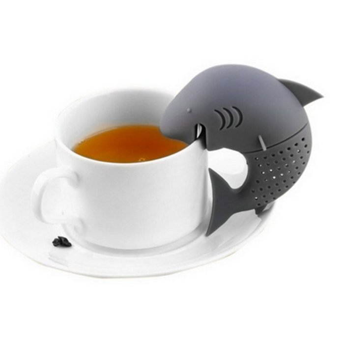 My Tea Infuser - Super Adorable Shark-Shaped Tea Filter and Infuser | Premium Food Grade Silicone with Heat Resistance... N8