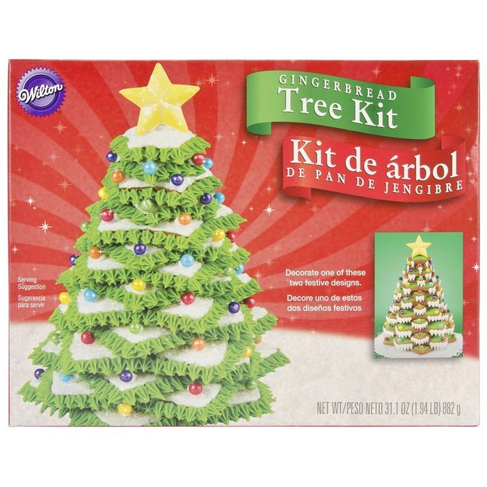 Wilton 2104-1916 Gingerbread Tree Cookie Kit, 31.1-Ounce
