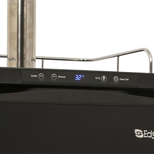 EdgeStar Full Size Triple Tap Kegerator with Digital Display - Black N8