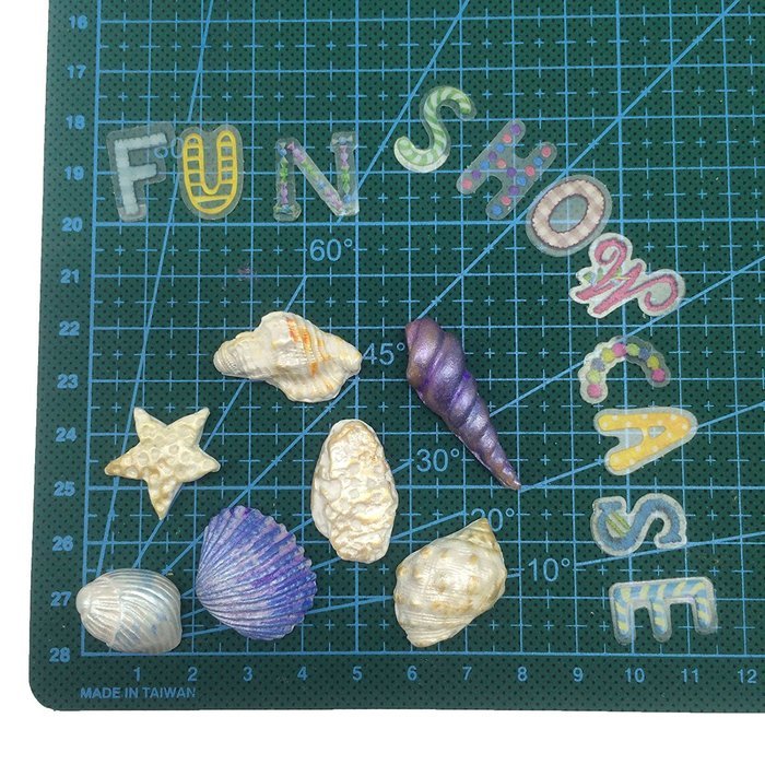 Funshowcase Assorted Sea Star Seashells Silicone Candy mold for Sugarcraft, Chocolate, Fondant, Resin, Polymer... N3