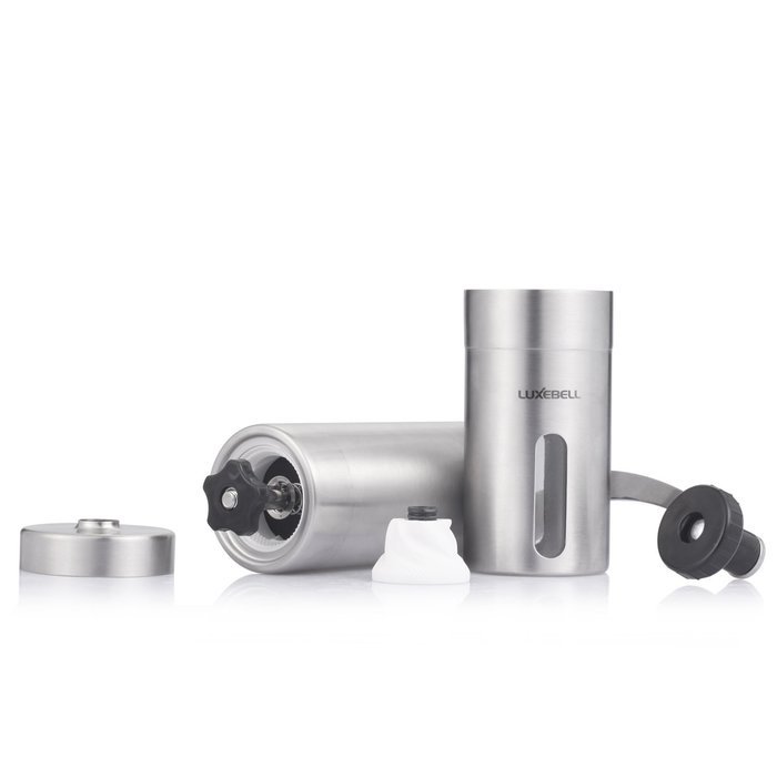 Luxebell Manual Coffee Grinders Made of Stainless Steel Rotating Handle Adjusting Wheel N5