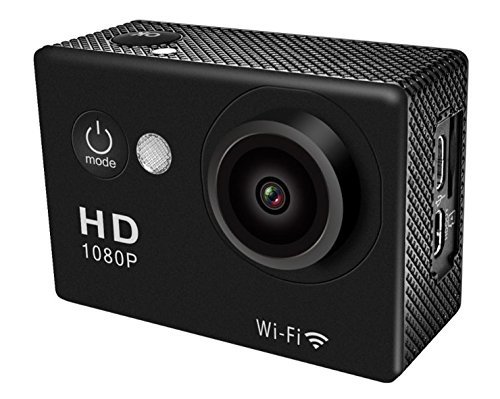 Anng W9 2.0 Inch WiFi Ultra HD Sport Action Camera Waterproof (Black) N2