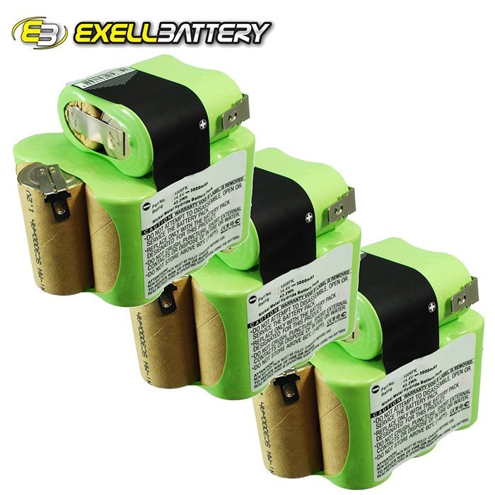 3pc Ni-MH 14.4V Battery Fits EURO PRO Shark Vacuums Replaces XB746 USA SHIP