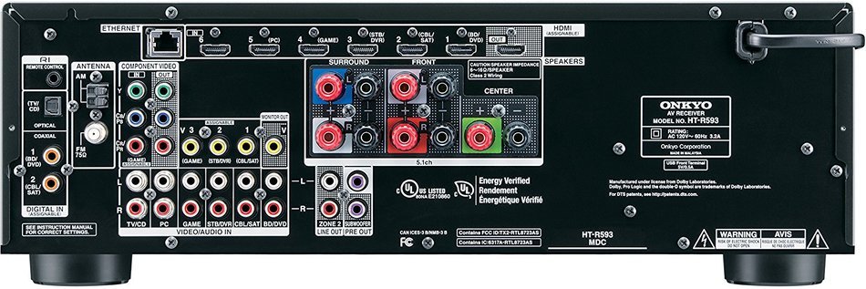 Onkyo HT-S5700 5.1-Channel Network A/V Receiver/Speaker Package with Bluetooth N3