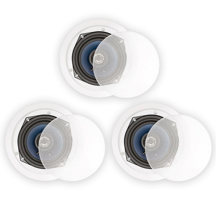 Blue Octave LC52 In Ceiling Speakers Home Theater Surround Sound 2-Way 3 Speaker Set