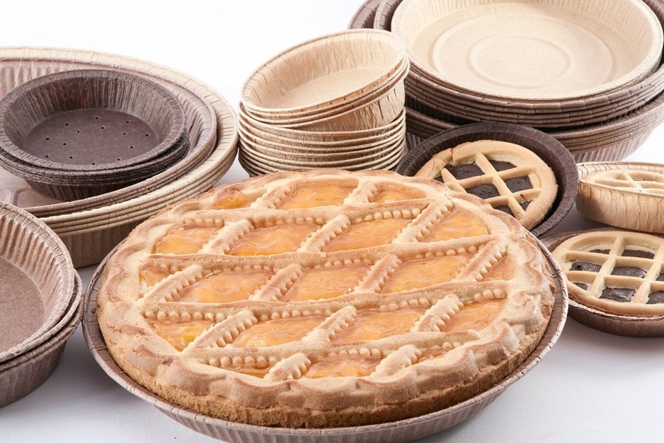Paper Baking Round Molds, Easy Release no need to spray good for Tarts, quiche, cakes Size B 7-1/3" x Sw 1&rdquo; Model... N2