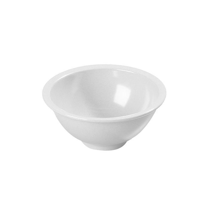Carlisle 4374402 Melamine Mixing Bowl, 1.4 qt. Capacity, 7.92 x 3.65", White (Case of 12 )