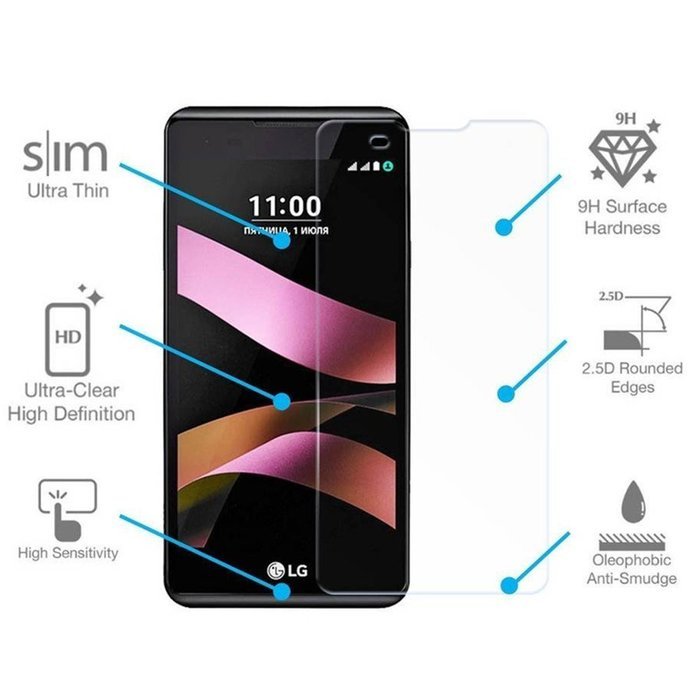 LG X Style Screen Protector, MCUK [1-Pack] [3D Touch Compatible] [9H Hardness] [Bubble Free] Ultra Thin HD Premium...