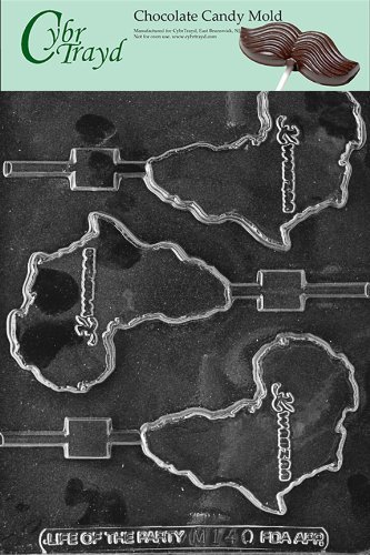 Cybrtrayd M140 Africa/Kwaanza Lolly Miscellaneous Chocolate Candy Mold