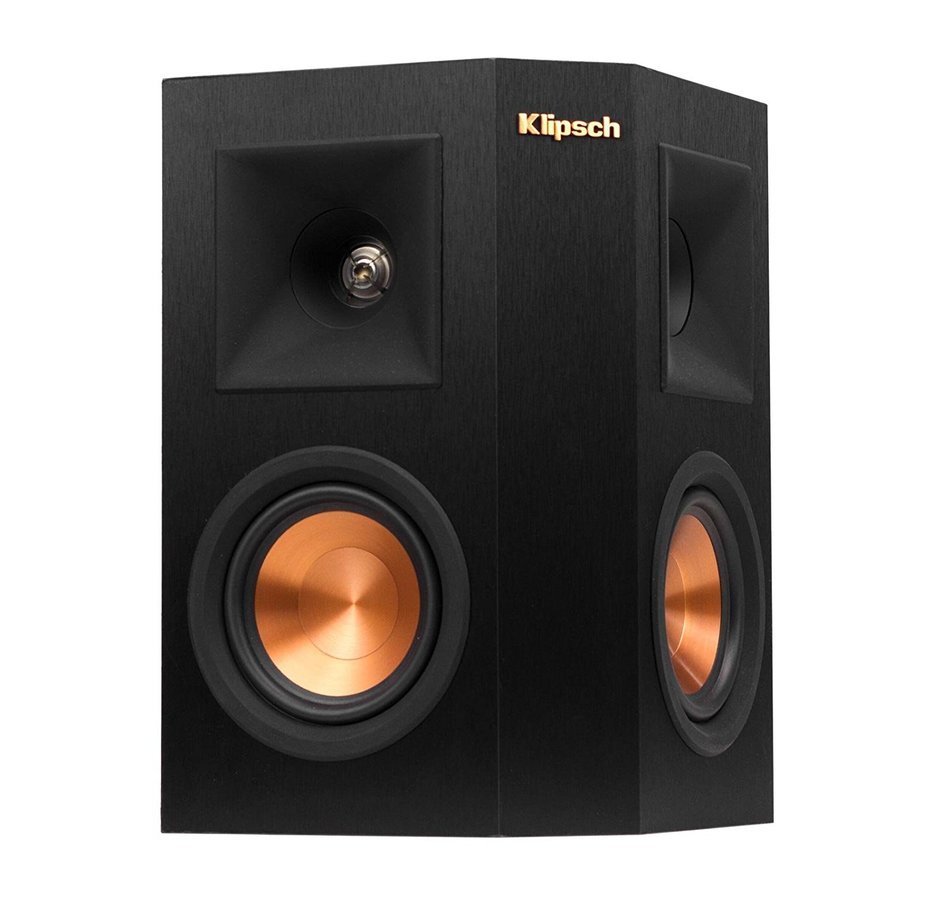 Klipsch RP-240S Reference Premiere Surround Speakers with Dual 4 inch Cerametallic Cone Woofers (Ebony Pair) N10