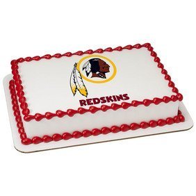 Washington Redskins Licensed Edible Cake Topper #4484