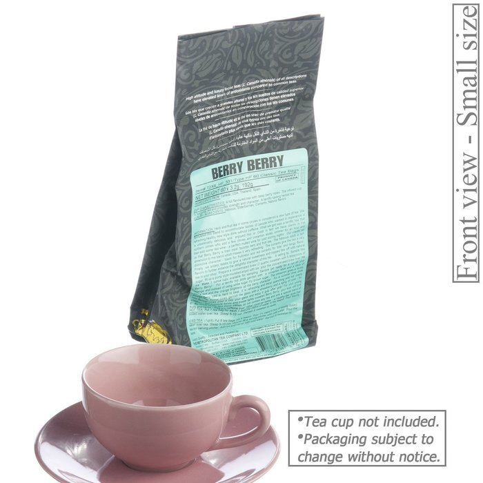 Metropolitan Tea 60 Count Classic Teabags, Berry Berry