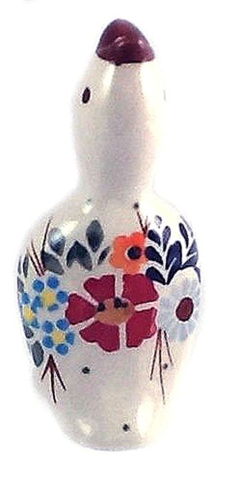 Collectible Baking Essential: Polish Pottery Pie Bird Vent Whistle Funnel Chimney - For Venting 2-Crust Pies (... N4