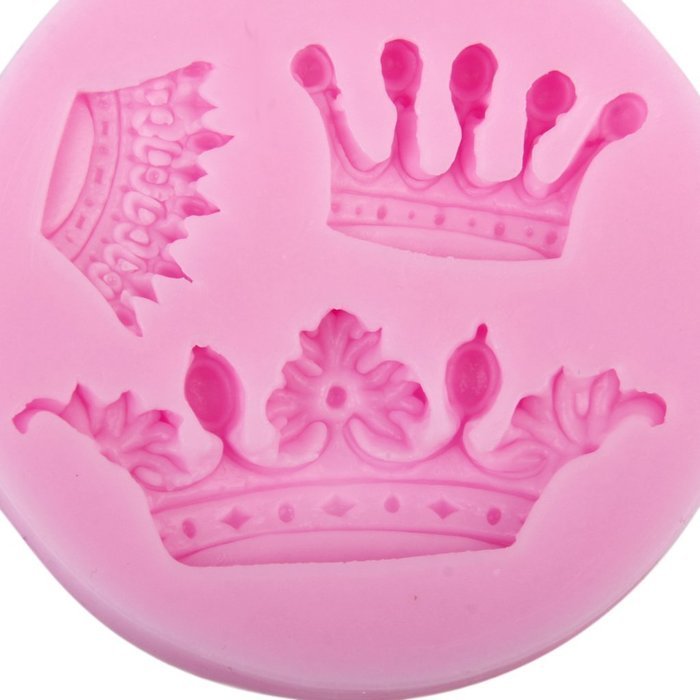 Crowns 3 Styles Mini Silicone Mold for Fondant, Gum Paste & Chocolate N4