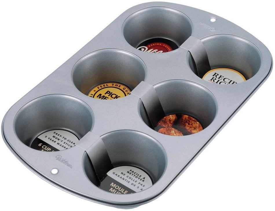 Generic NV_1008002780_YC-US2 ppingin New, w, Fr 6-Cup Jumbo ippin Free Muffin Pan, Shipping 6-Cup J