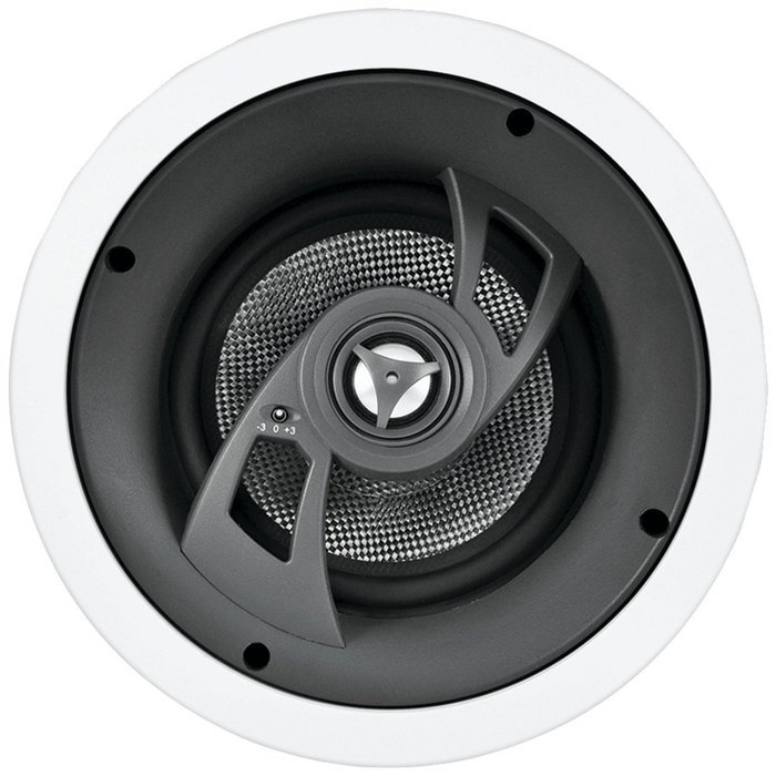 OSD Audio ICE660 6.5-inch Polypropylene 150-Watt Angled In-Ceiling Speaker, Single N9