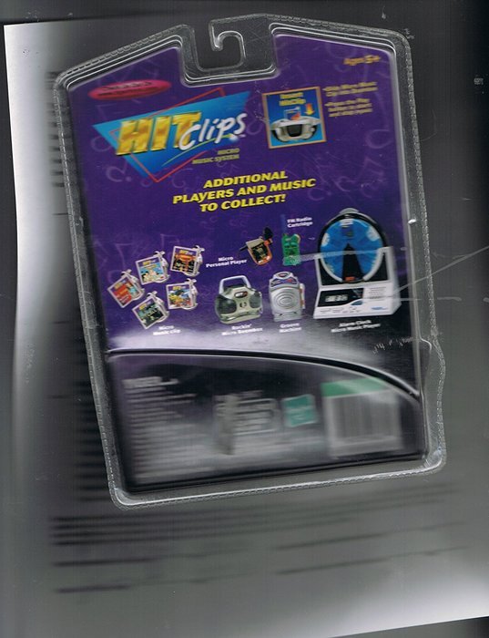 Boombox Player Micro Music Hit Clips w/ Britney Spears "Lucky"