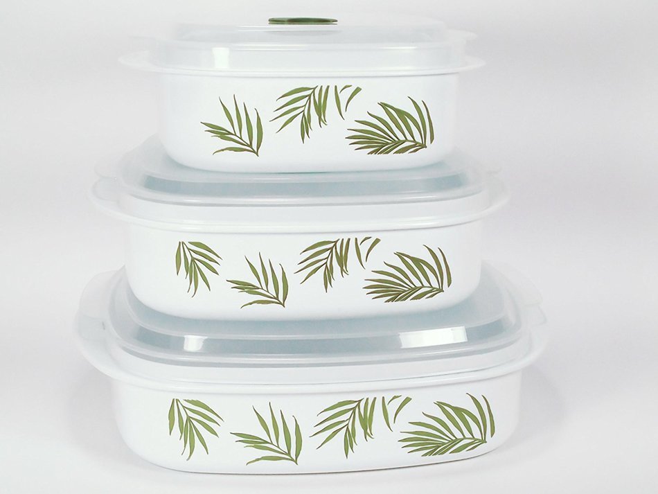 Corelle Bowls- Corelle - Bamboo Leaf - Mixing Bowls - Kitchen Storage - Drinking Glasses - Corelle - Mixing Bowls... N2