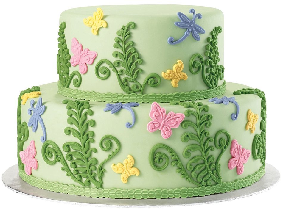Wilton Fondant and Gum Paste Silicone Mold, Ferns N2