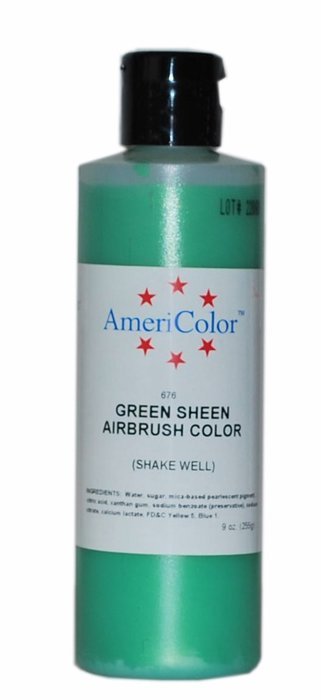 AmeriColor Amerimist Airbrush Color 9 Ounce, Silver Metallic Sheen N7