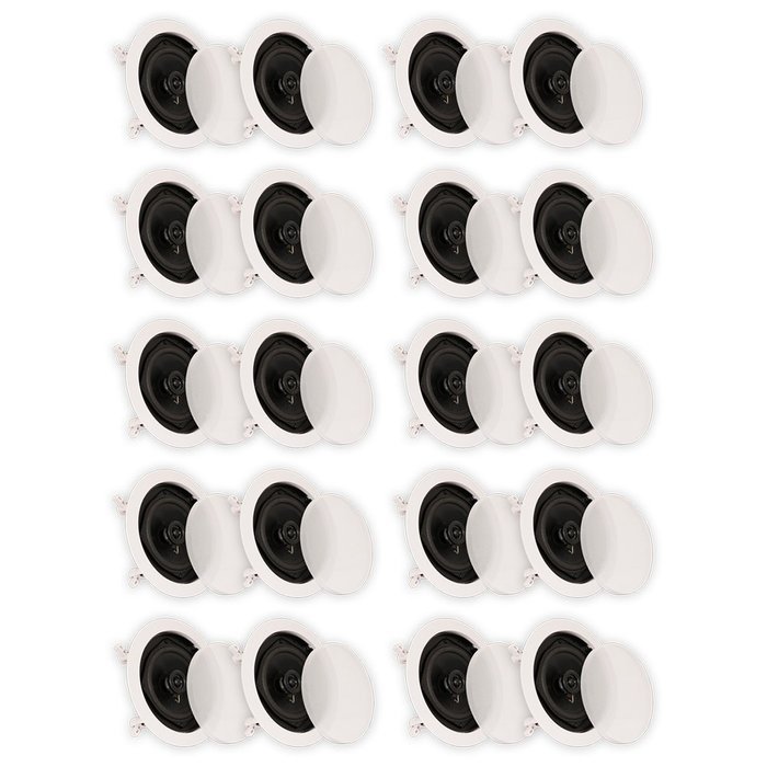 Theater Solutions CS5C In Ceiling Speakers Surround Sound Home Theater 10 Pair Pack 10CS5C