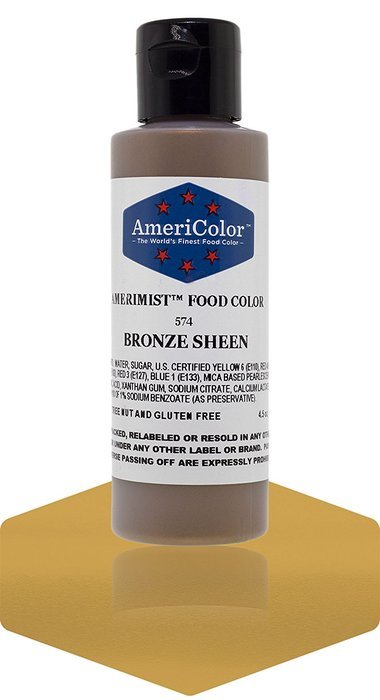 AmeriColor Amerimist Airbrush Color 9 Ounce, Silver Metallic Sheen N12