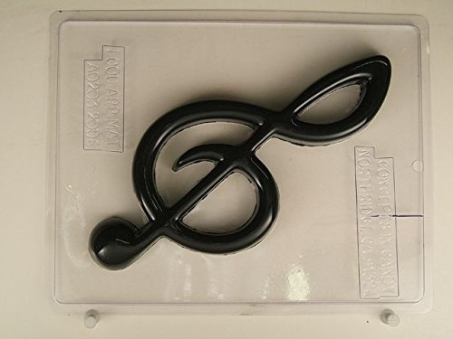 Large treble clef, Musical Symbol, AO203 All Occasion Chocolate Candy Mold