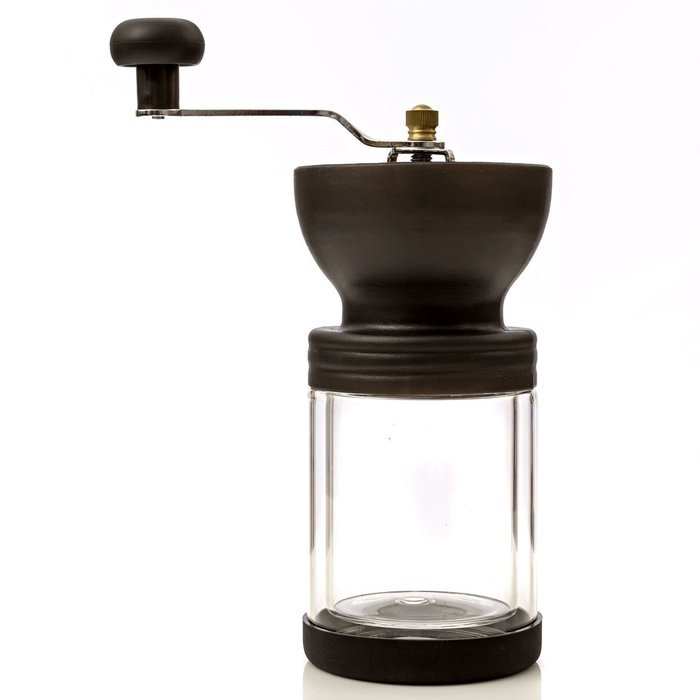 Manual Burr Coffee Grinder for Bean and Spices, Adjustable Hand Crank Mill for Espresso, French Press N3