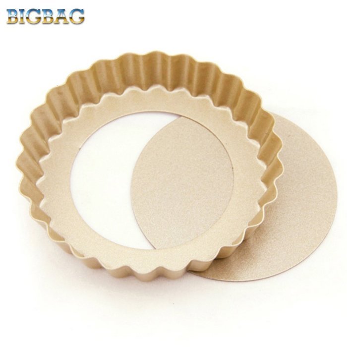 LOHOME&reg; Quiche Pan Mini Cupcakes Torte Souffle Cheesecake Egg Tart Makers Cake Molds Baking Molds Gourmet Bakeware... N3