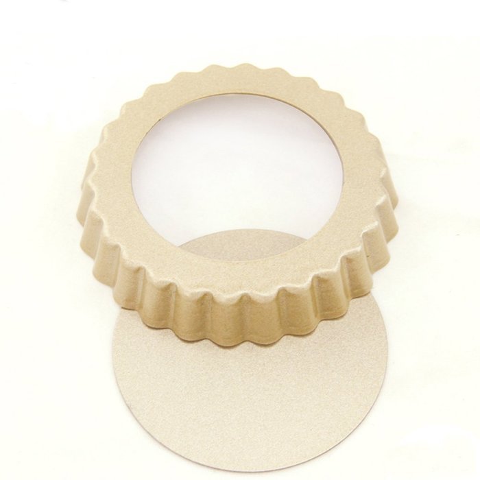 LOHOME&reg; Quiche Pan Mini Cupcakes Torte Souffle Cheesecake Egg Tart Makers Cake Molds Baking Molds Gourmet Bakeware... N4