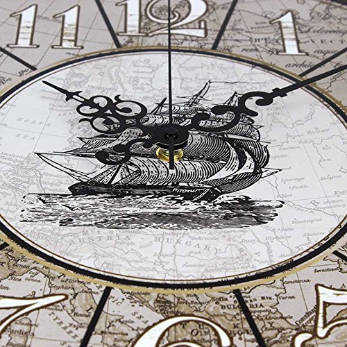 American style home decoration silent wall clock fashion 3d modern wall decor watch antique office wall clocks