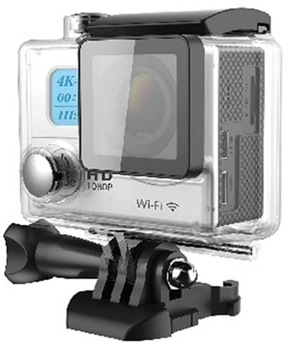 Lightning Strike Go4iT &ndash; OB1 White Waterproof Multi Sport Action Adventure Camera with Full 1080P HD, Wi-Fi and...