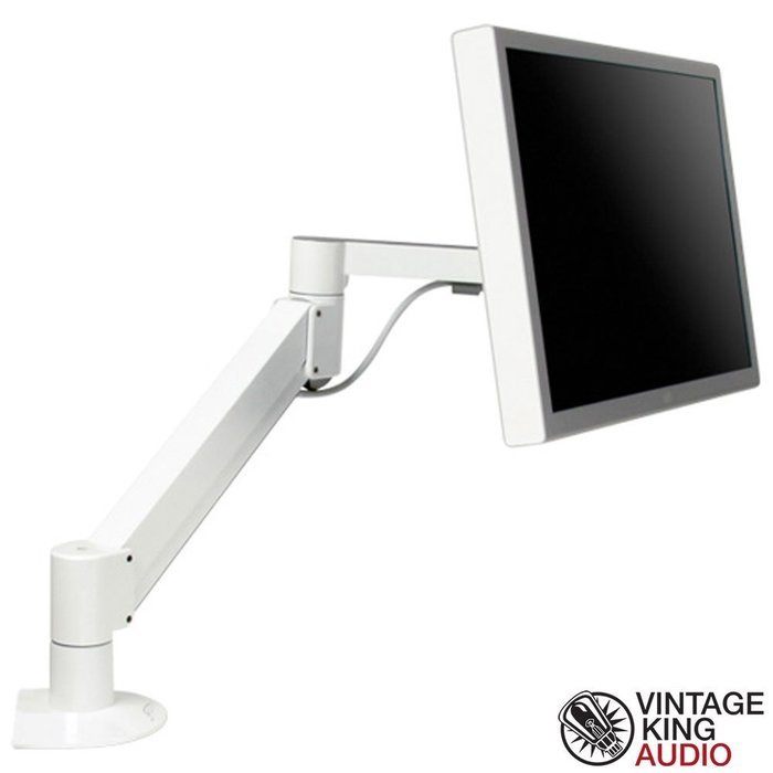 Argosy I-Lift Single Monitor Arm - White